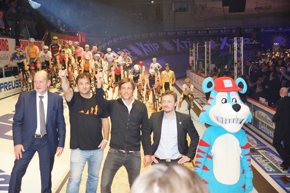 Sixdays Startschuss Clemens Fritz Martin Ruetter