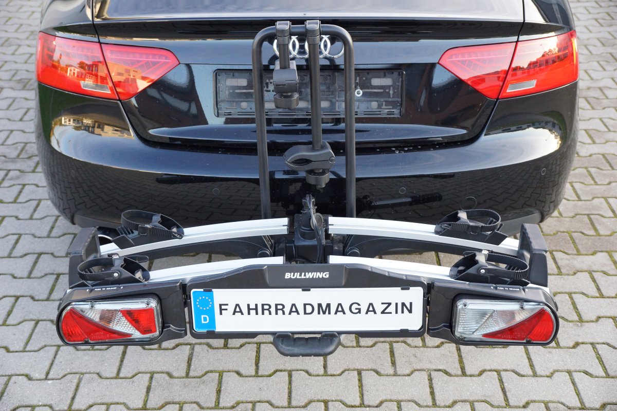 Bullwing SR7 Test Fahrradträger Bullwing SR7 Test Fahrradträger
